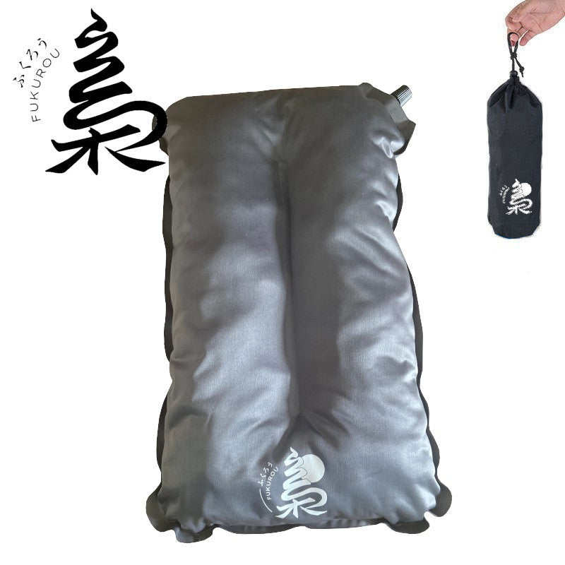 FUKUROU Self Inflatable Travel Pillow Automatic Pump Ultralight Sponge Bantal Camping Pillow