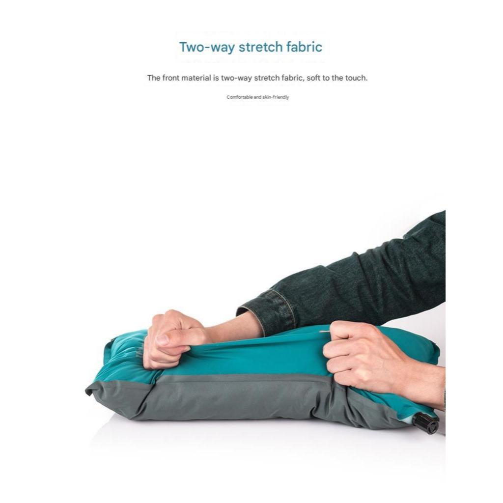 FUKUROU Self Inflatable Travel Pillow Automatic Pump Ultralight Sponge Bantal Camping Pillow