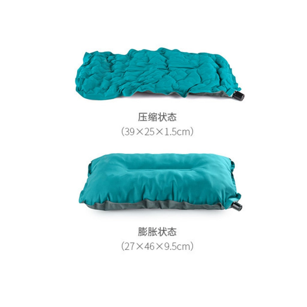 FUKUROU Self Inflatable Travel Pillow Automatic Pump Ultralight Sponge Bantal Camping Pillow