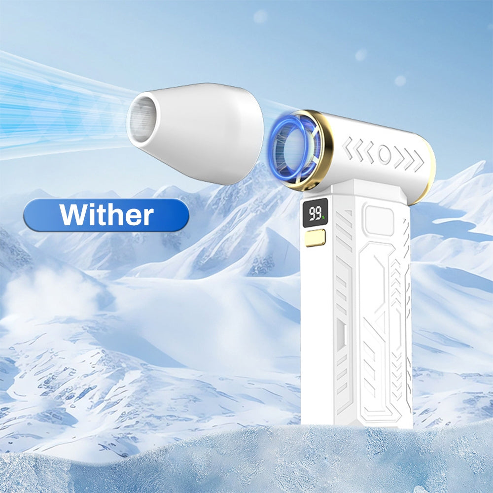 FUKUROU 130000RPM Super Turbo Violent Blower Fan Rechargeable Strong Wind 8000mAh Fast Charging