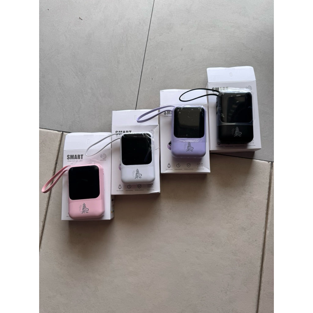 FUKUROU 3C Certification Power Bank CCC 20W PD Fast Charging 20000mah Built In 4 Cable Digital Display For Phone Camping