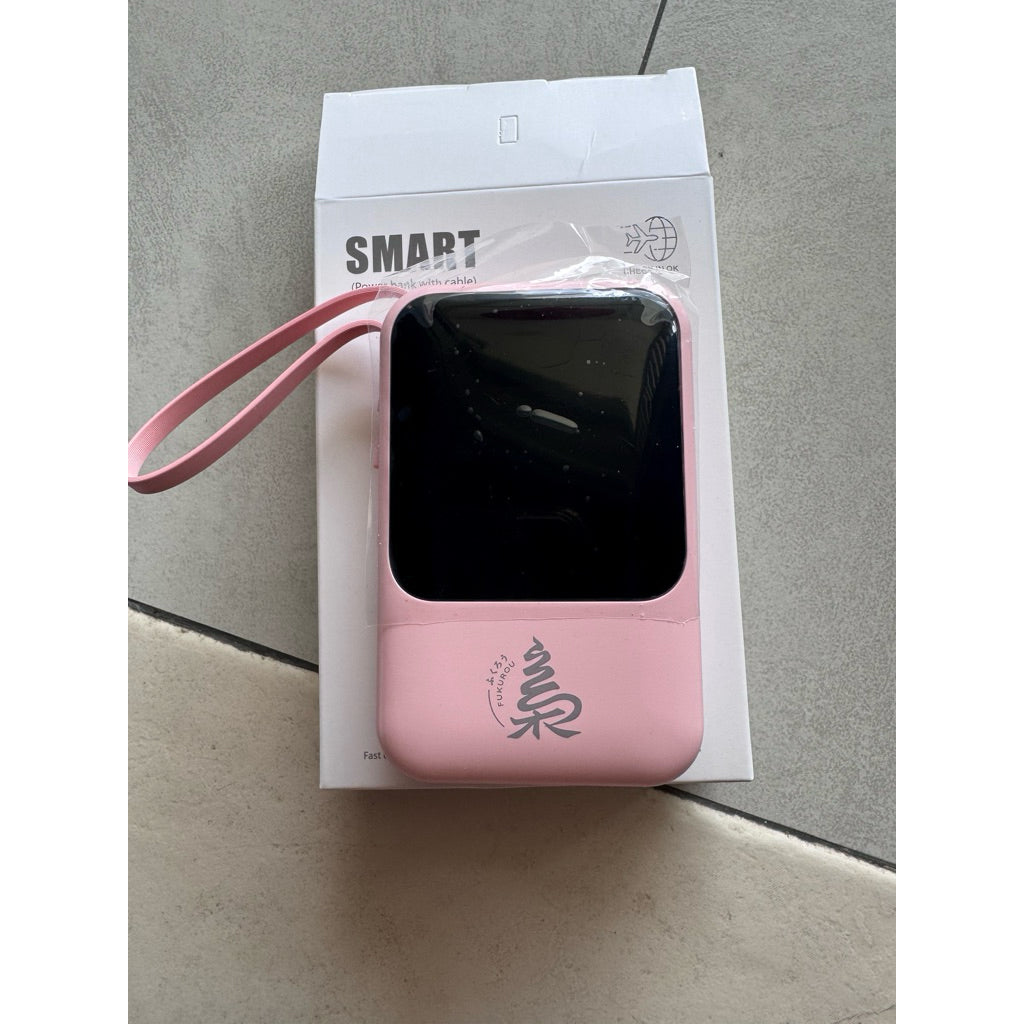 FUKUROU 3C Certification Power Bank CCC 20W PD Fast Charging 20000mah Built In 4 Cable Digital Display For Phone Camping