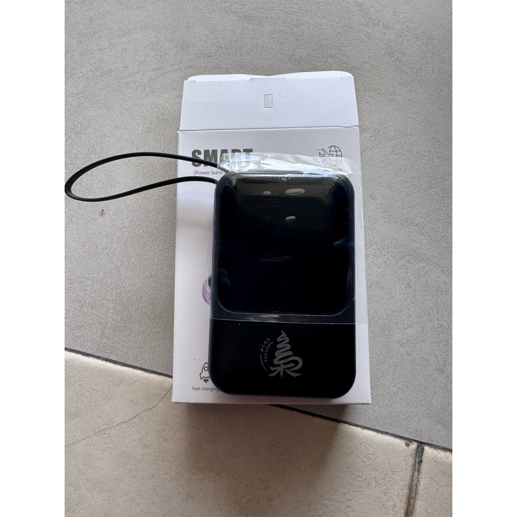 FUKUROU 3C Certification Power Bank CCC 20W PD Fast Charging 20000mah Built In 4 Cable Digital Display For Phone Camping