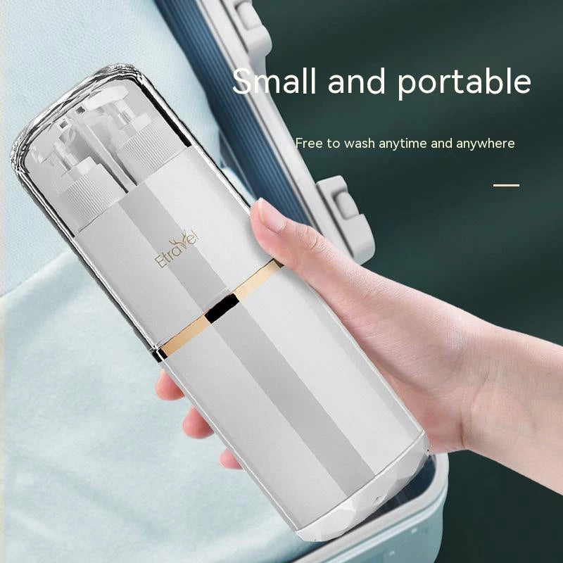 FUKUROU 8in1 Toiletries Travel Kit Wash Cup Bekas Berus Gigi Toothbrush Set Toothpaste Holder Soap Dispenser