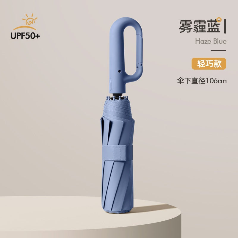 FUKUROU Automatic Folding Umbrella Auto Open UV 10 Rib Bone Umbrella Travel & Windproof Payung Lipat Hujan 10骨 折叠 雨伞