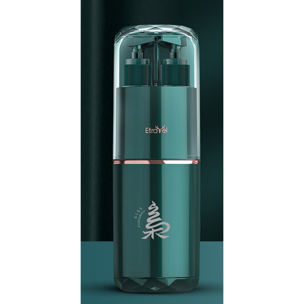 FUKUROU 8in1 Toiletries Travel Kit Wash Cup Bekas Berus Gigi Toothbrush Set Toothpaste Holder Soap Dispenser
