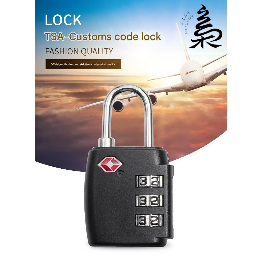 TSA Luggage Lock 3 Digit Password Lock Steel Cable Padlock Travel Suitcase Bag Mangga Beg Bagasi