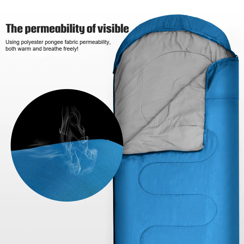 FUKUROU Portable Waterproof Outdoor Camping beg Hiking Travel Sleeping Bag tilam angin Tebal 露营睡袋