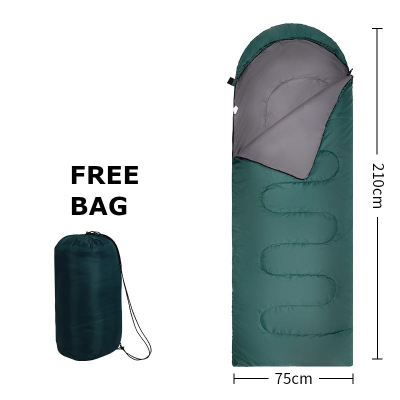 FUKUROU Portable Waterproof Outdoor Camping beg Hiking Travel Sleeping Bag tilam angin Tebal 露营睡袋