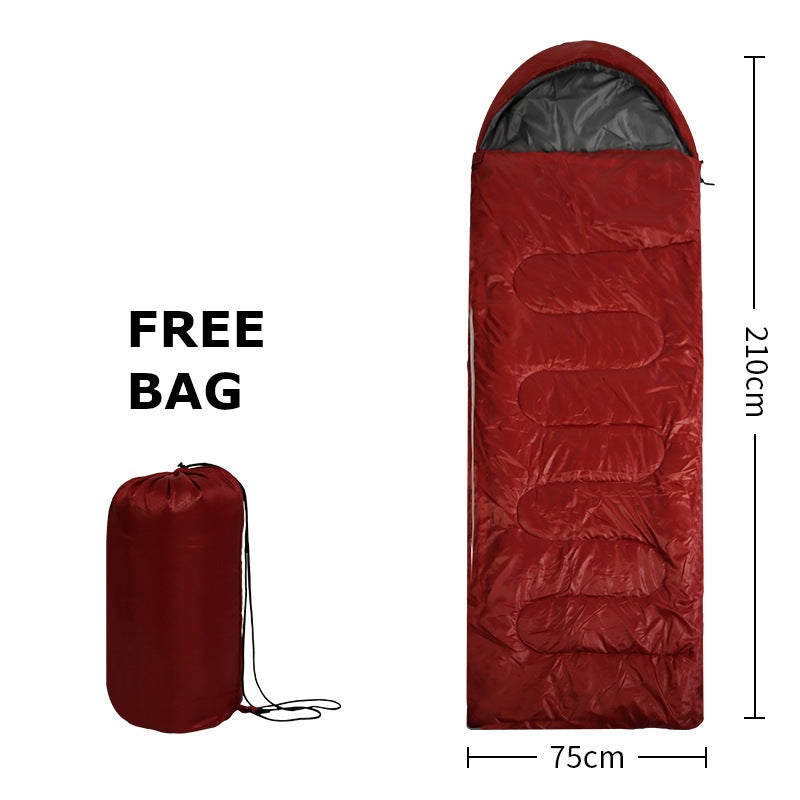 FUKUROU Portable Waterproof Outdoor Camping beg Hiking Travel Sleeping Bag tilam angin Tebal 露营睡袋