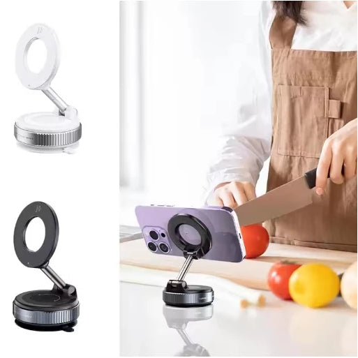 FUKUROU Mobile phone magnetic vacuum car windshield Phone holder 360 hands-free suitable gym mirror