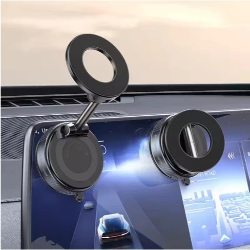 FUKUROU Mobile phone magnetic vacuum car windshield Phone holder 360 hands-free suitable gym mirror