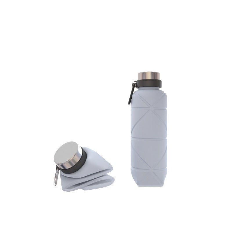 700ml Silicone Foldable Water Bottle Sport Portable Outdoor Gym Travel Camping Hiking Botol Air Melipat 折叠水瓶