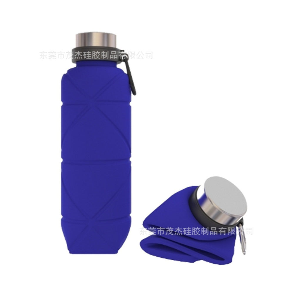 700ml Silicone Foldable Water Bottle Sport Portable Outdoor Gym Travel Camping Hiking Botol Air Melipat 折叠水瓶