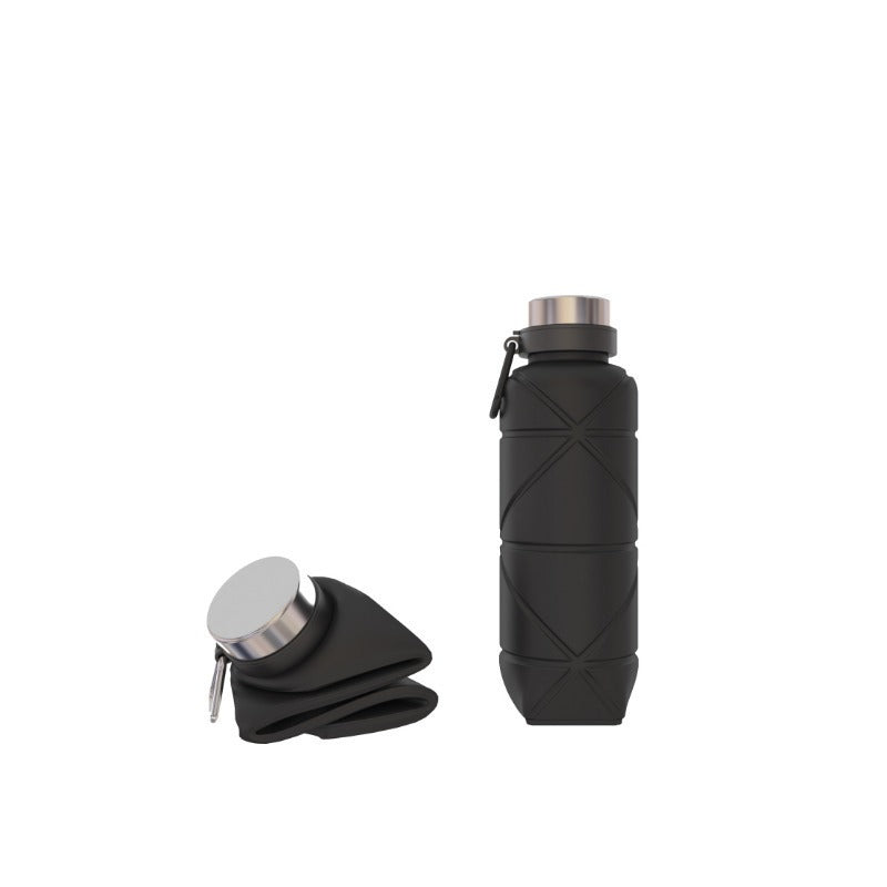 700ml Silicone Foldable Water Bottle Sport Portable Outdoor Gym Travel Camping Hiking Botol Air Melipat 折叠水瓶