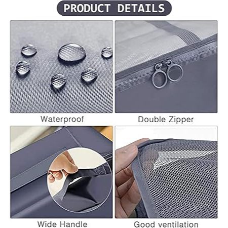 FUKUROU 10 in 1 set Travel Organizer Bag Travel Packing Clothes Storage Organizer Bag Pouch 洗漱旅行袋