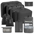 FUKUROU 10 in 1 set Travel Organizer Bag Travel Packing Clothes Storage Organizer Bag Pouch 洗漱旅行袋