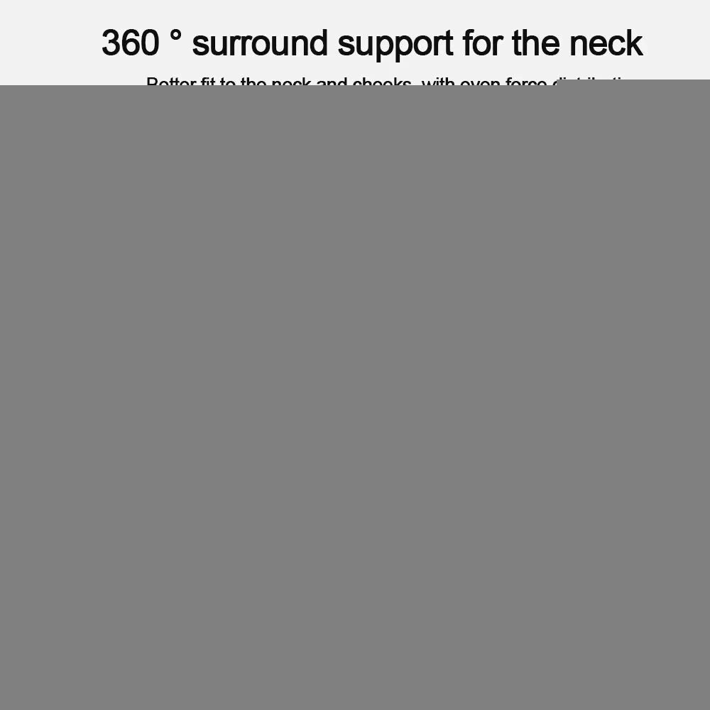 FUKUROU bantal leher travel dewasa Soft Neck Pillow Airplane Brace Cervical Collar Relieves Pain Pressure Spine