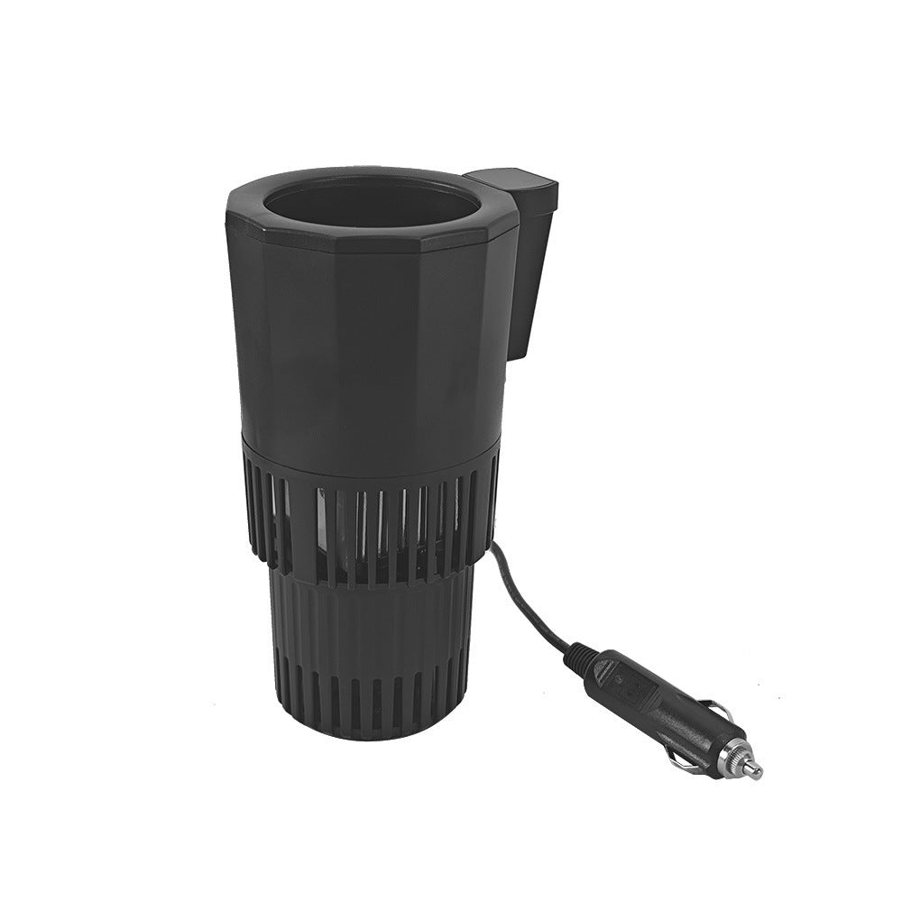 FUKUROU 12V Electric Travel Car Tumbler Cup Holder Water Milk Soda Ice Cooling Heating