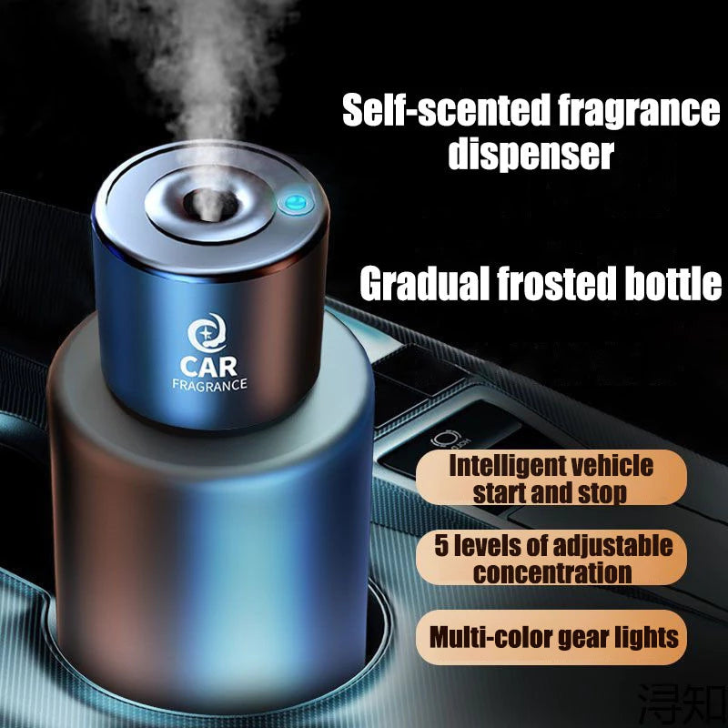 160ML Car Perfume Intelligent Spray Diffuser Fragrance Rechargeable Home Aroma Air Freshener Humidifier Essential Oil