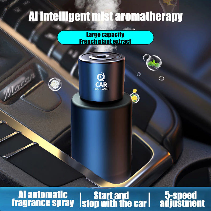 160ML Car Perfume Intelligent Spray Diffuser Fragrance Rechargeable Home Aroma Air Freshener Humidifier Essential Oil