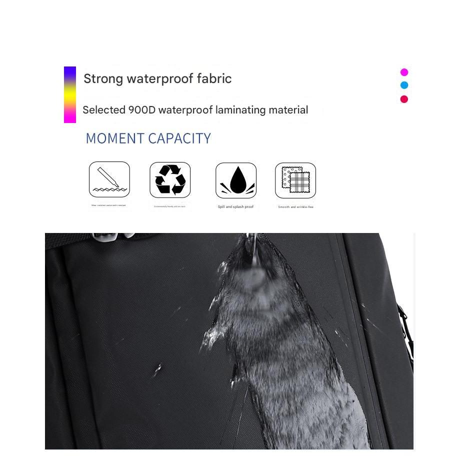 19 Inches LED HD screen backpack Men Bag Pack Bagpack RTZX waterproof Motorcycle driving riding