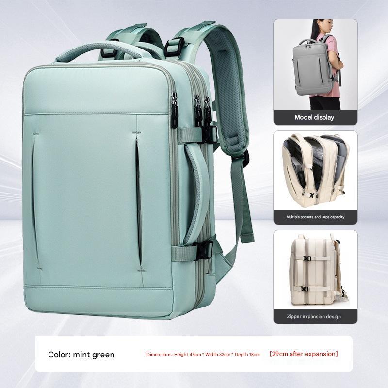 Large Capacity bag travel bagpack Waterproof Expandable backpack Weekender Beg Woman Men 大容量旅行包背包