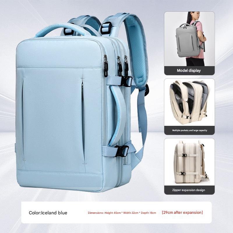 Large Capacity bag travel bagpack Waterproof Expandable backpack Weekender Beg Woman Men 大容量旅行包背包