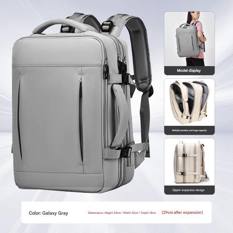 Large Capacity bag travel bagpack Waterproof Expandable backpack Weekender Beg Woman Men 大容量旅行包背包