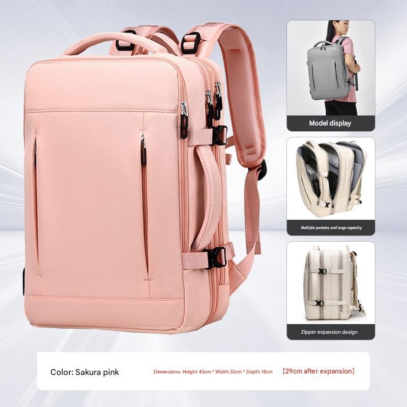 Large Capacity bag travel bagpack Waterproof Expandable backpack Weekender Beg Woman Men 大容量旅行包背包