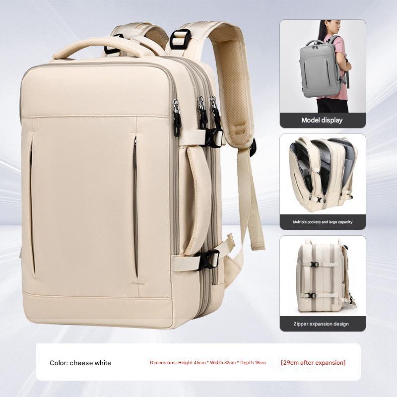 Large Capacity bag travel bagpack Waterproof Expandable backpack Weekender Beg Woman Men 大容量旅行包背包