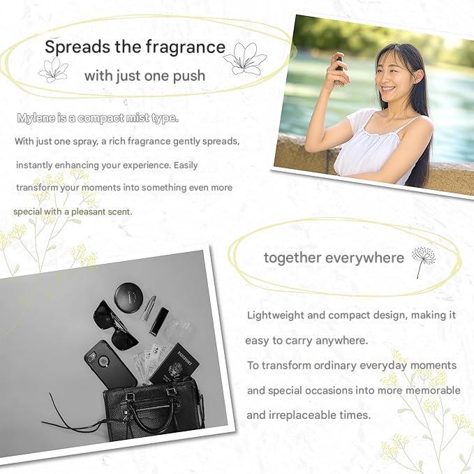 [MADE IN JAPAN] Mirene Fragrance Mist Perfume Lush Glow Scent 80ml Perfume Mist Hair Mist Body Mist