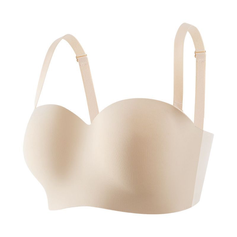 FUKUROU Curvy Plus Seamless Strapless Big Bra 大胸无肩带无痕内衣 - Size M -XXL