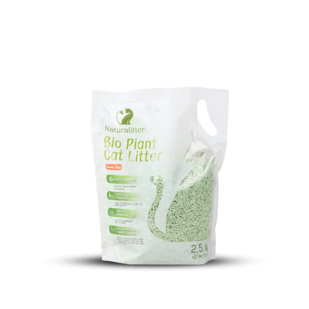 NATURALITTER Tofu Cat Litter 6L Pasir Kucing Flushable Fast Clumping Odour Control Habuk Rendah