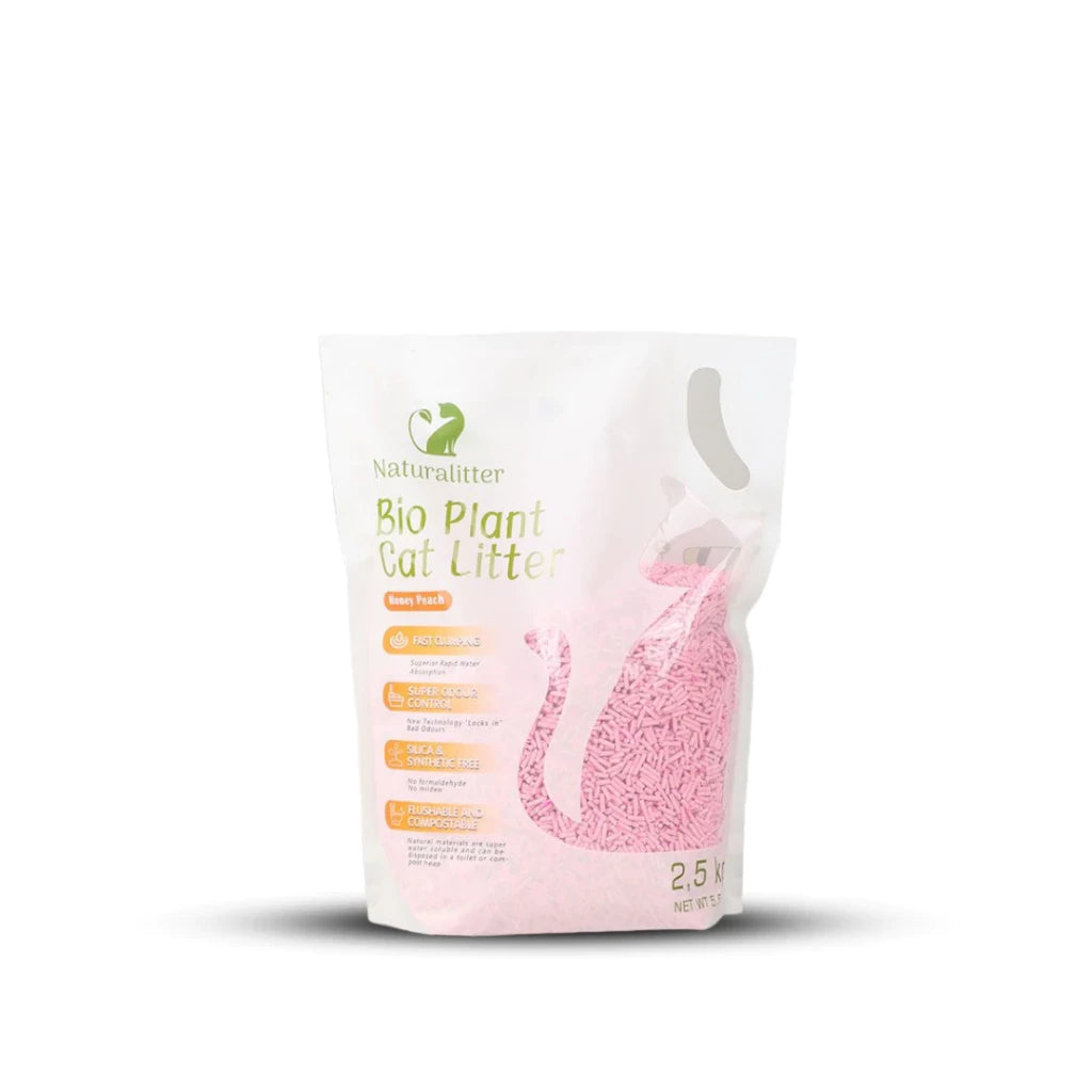 NATURALITTER Tofu Cat Litter 6L Pasir Kucing Flushable Fast Clumping Odour Control Habuk Rendah