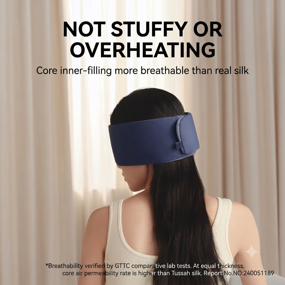 100% Mulberry Silk Sleep Eye Mask 3D Blindfold Soft Shade Night Eyepatch Men Women